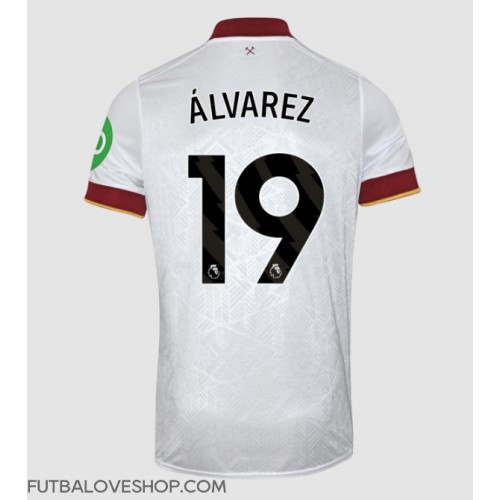 Dres West Ham United Edson Alvarez #19 Tretina 2024-25 Krátky Rukáv